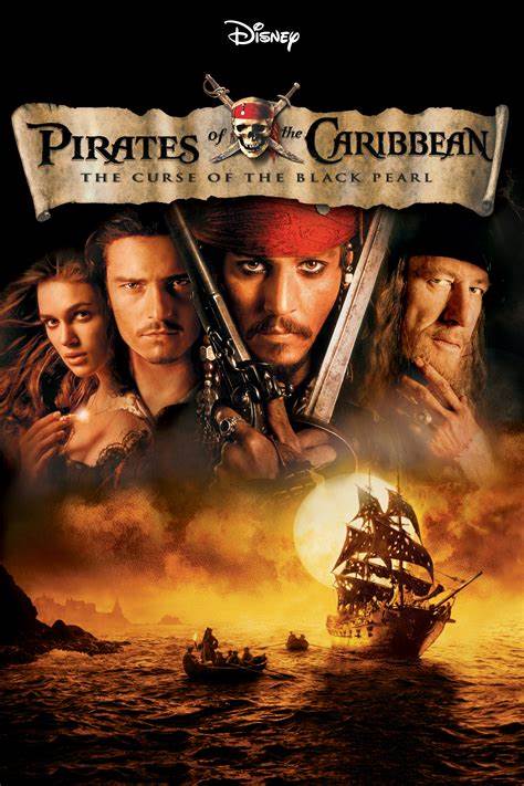 Pirates of the Caribbean 1: the curse of the Black Pearl (2003) 4K quality